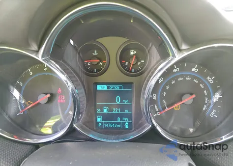 2013 Chevrolet Cruze 2Lt Auto z USA, uszkodzony, nr VIN 1G1PE5SB7D7103384